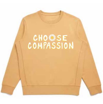 Choose Compassion Crewneck Sweatshirt to support The California Fire Foundation (Sale Ends Jan 17th)